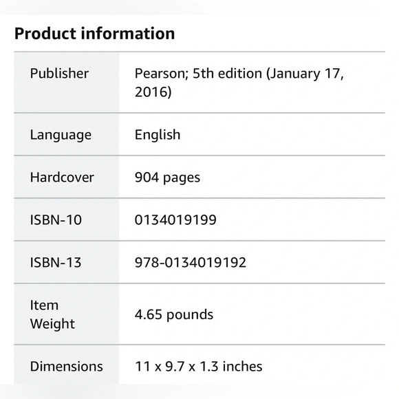 Microbiology College Textbook 5th edition - Picture 6 of 6